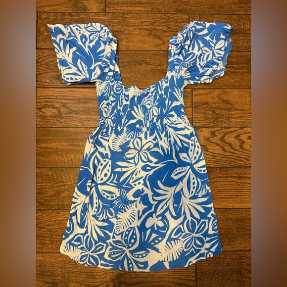 Roxy Other - Roxy Hawaiian Tropical Print Swim Coverup Dress - Size Medium